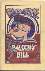Popeye in Balochey Bill a 1930's ponographic comic