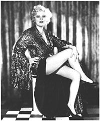 Mae West, 1932 by Irving Lippman, for Paramont. For her film debut in Night After Night.